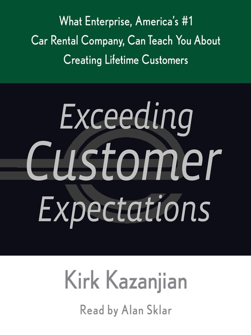 Title details for Exceeding Customer Expectations by Kirk Kazanjian - Available